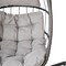 Flash Furniture Natural Hanging Egg Chair with Cushions and Stand SDA-AD608001-GY-GG - alternate 2